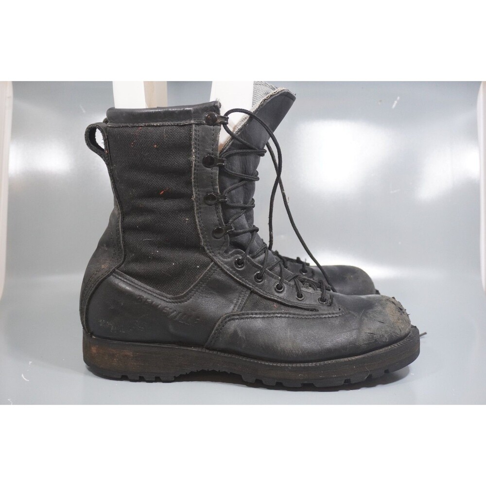 Belleville 800ST Boots Mens Size 10.5 Wide Black Leather Gore-Tex Steel Toe GTX